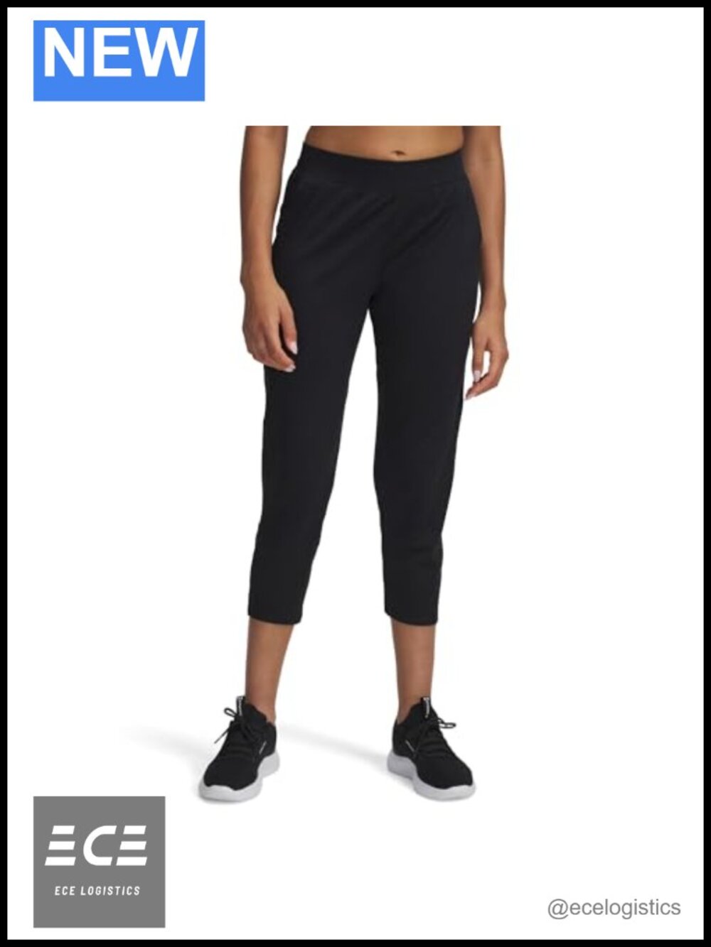 Under Armour Motion Crop Pants Fitted Mid Rise Leggings Activewear